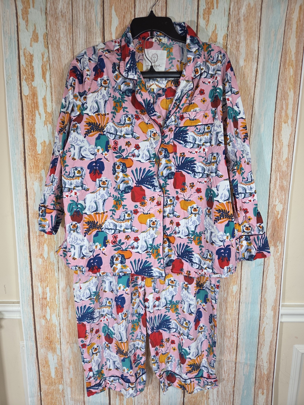 Printfresh Good Dog Long Sleep Set. Plus Size 2x